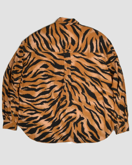 Tiger Print Vintage Blouse