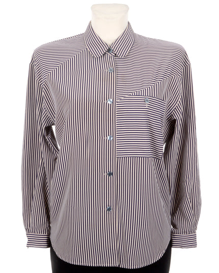 Vintage Op-Art Blouse