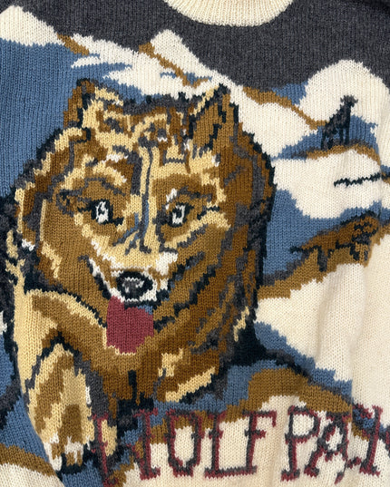 Vintage Wolf Sweater - Holiday Collection for All