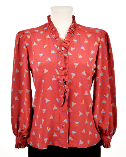 Vintage Ruffled Blouse
