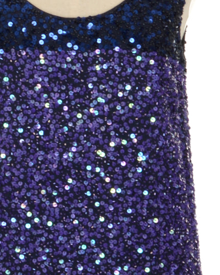 Purple Beaded Vintage Dress