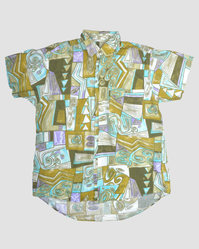 Vintage Cute Button-Up Shirt - Holiday Collection