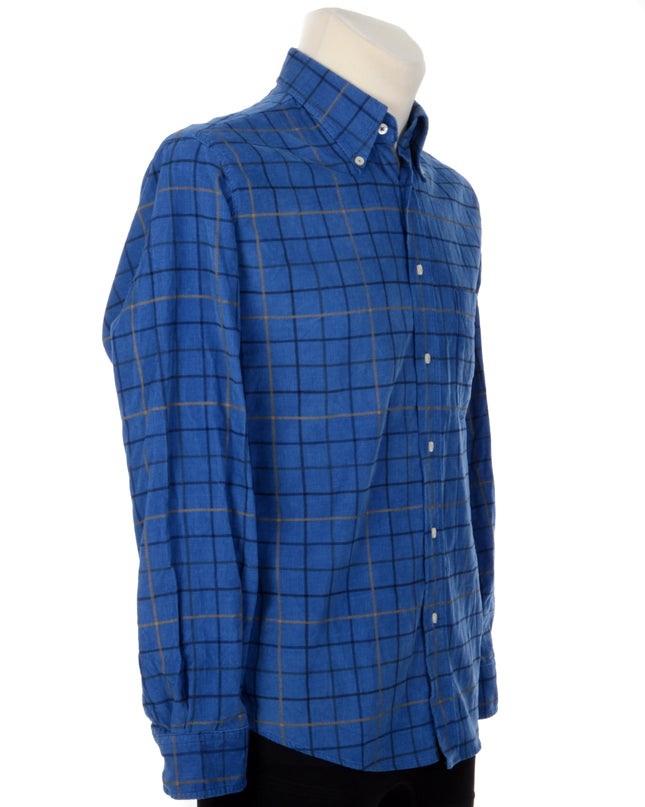 Checkered Corduroy Christmas Sweater for Men and Women