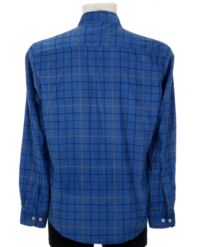 Checkered Corduroy Christmas Sweater for Men and Women