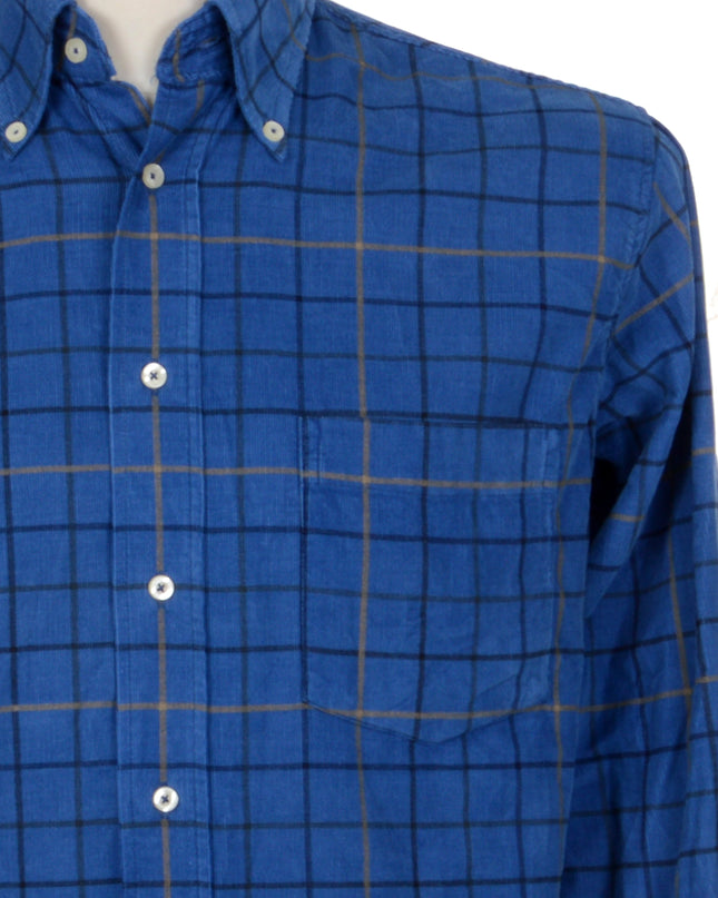 Checkered Corduroy Christmas Sweater for Men and Women