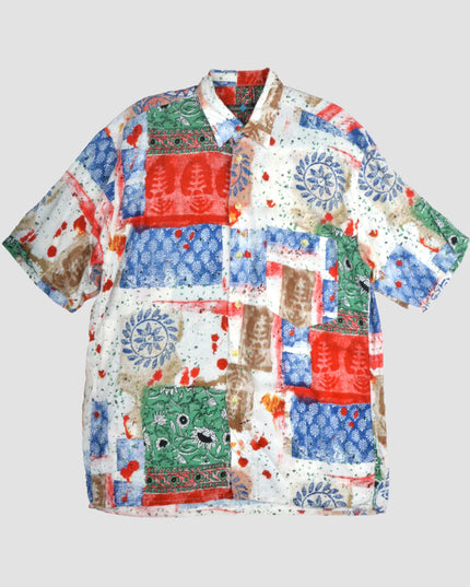 Vintage Print Design Shirt