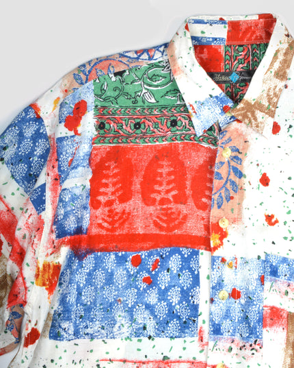 Vintage Print Design Shirt