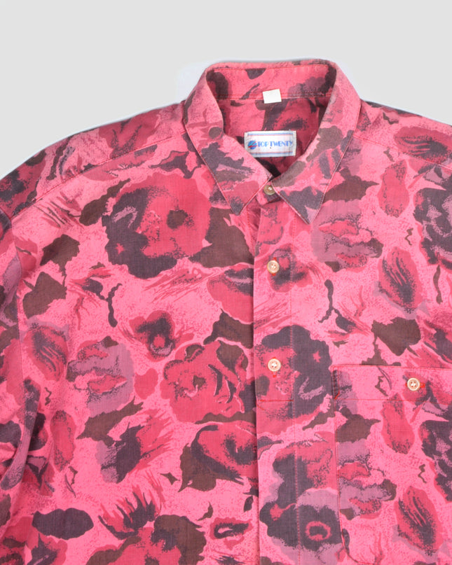 Mauve Floral Vintage Shirt