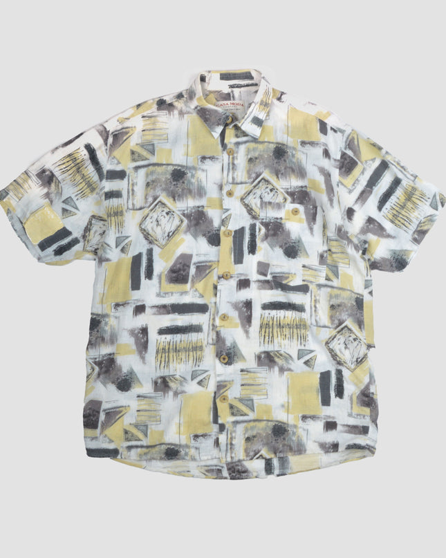 Gray and Yellow Vintage Shirt