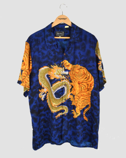 Vintage Tiger and Dragon Shirt