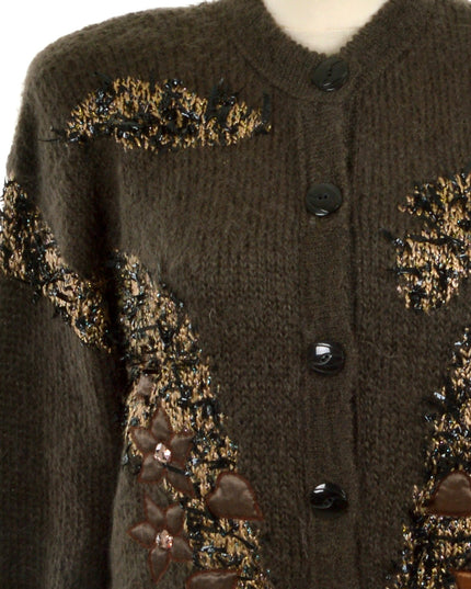 Vintage Brown Cardigan