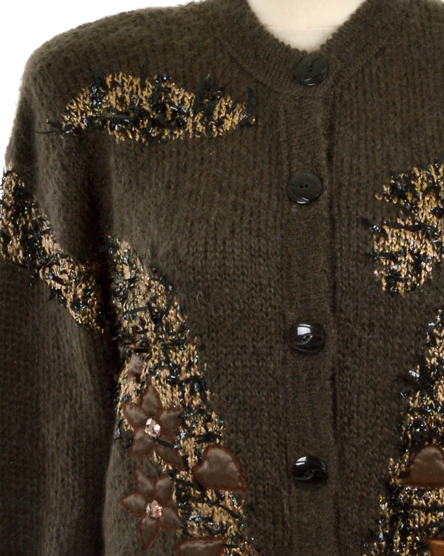 Vintage Brown Cardigan