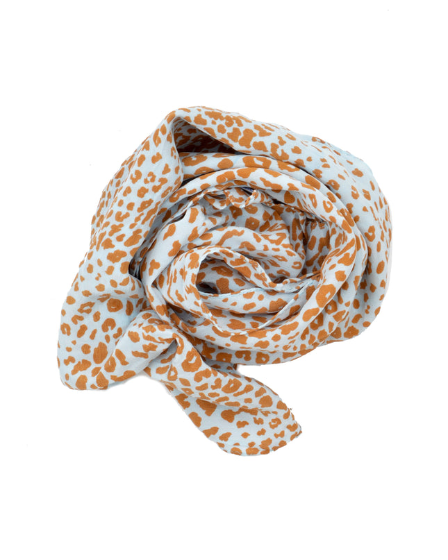 Vintage Scarf - Pastel Leopard