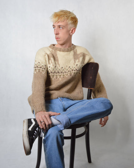 Llama Vintage Sweater