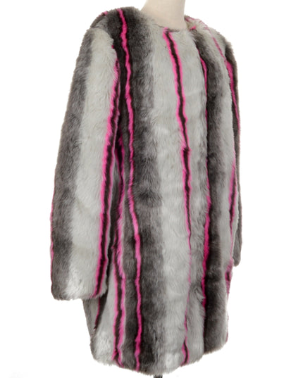 Striped Vintage Fur Coat