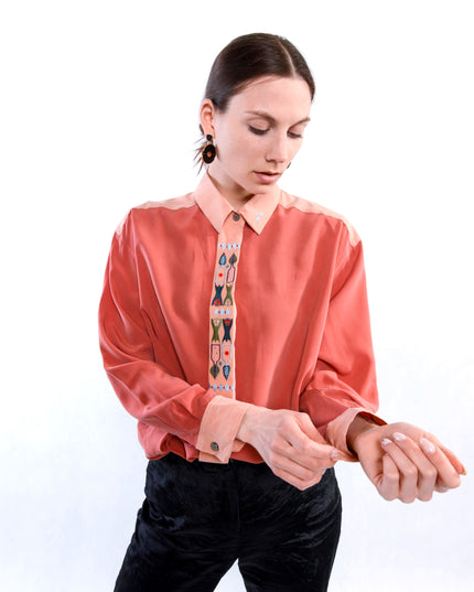 Vintage Embroidered Blouse