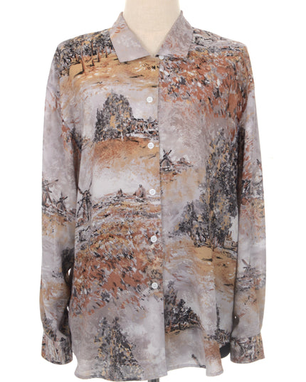 Vintage Blouse - Landscape