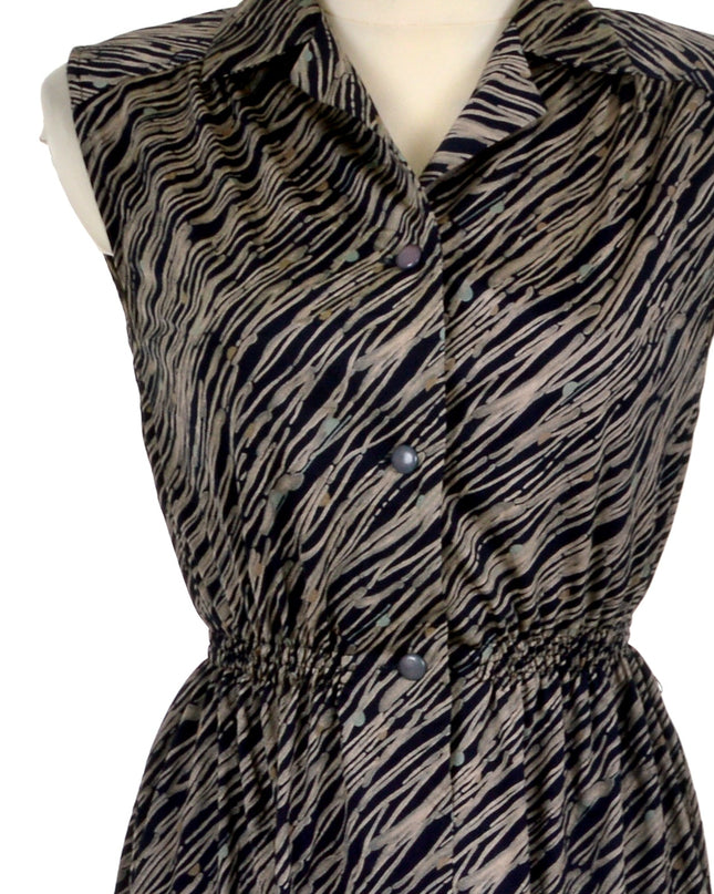Vintage Dress - Diagonal Design | Handle: vintage-dress-diagonal