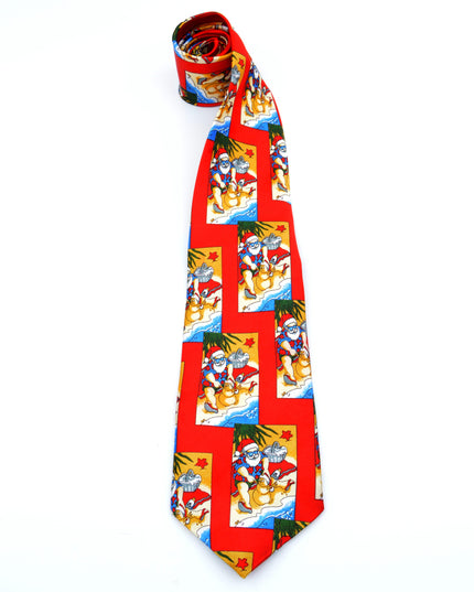 Vintage Tie - Holiday Santa