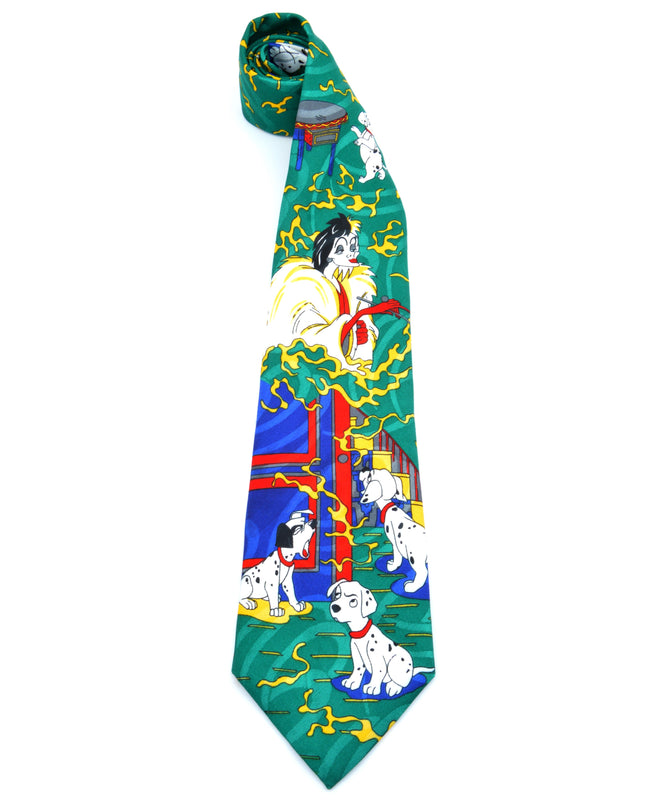 Vintage Tie - 101 Dalmatians Christmas