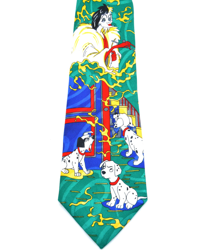 Vintage Tie - 101 Dalmatians Christmas
