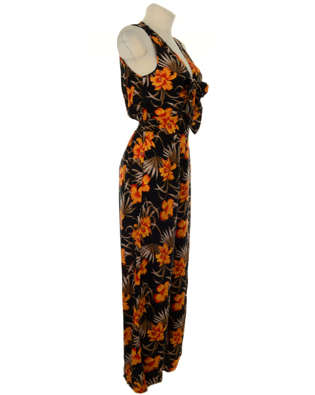 Floral Vintage Overall