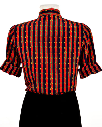 Vintage Horseshoe Blouse