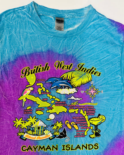 Vintage T-Shirt with Cayman Islands Design