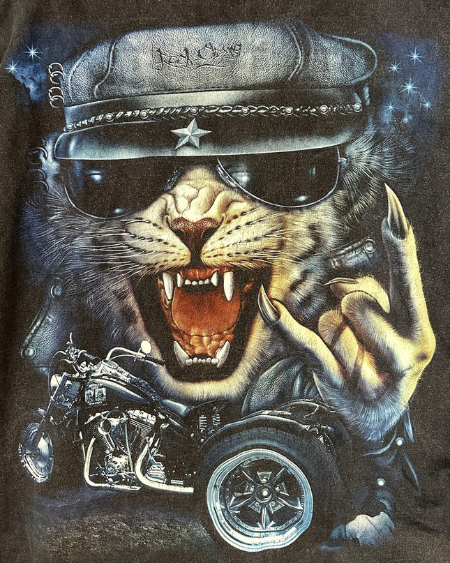 Vintage Rock Cat T-Shirt for All