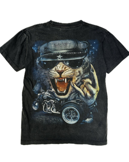 Vintage Rock Cat T-Shirt for All