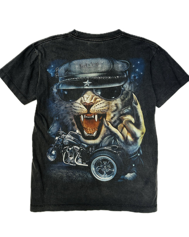 Vintage Rock Cat T-Shirt for All