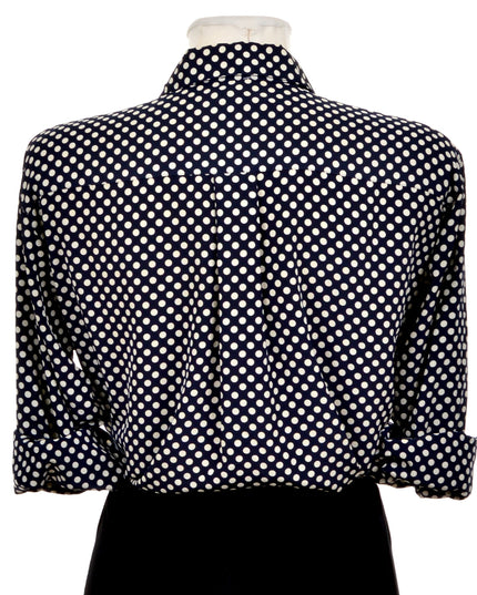 Vintage Polka Dot Blouse