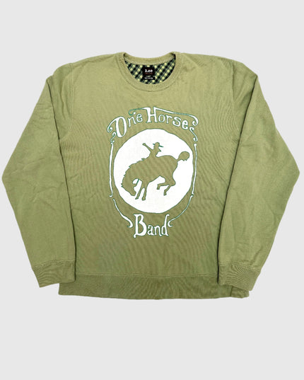 Vintage Lee One Horse Band Sweater Family Christmas Sweater