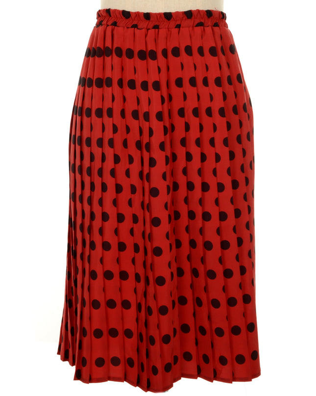 Red Polka Dot Vintage Skirt