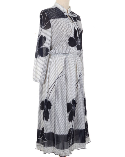 Pleated Vintage Dress