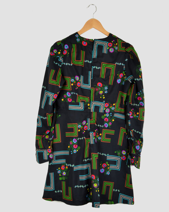 Lines Vintage Dress