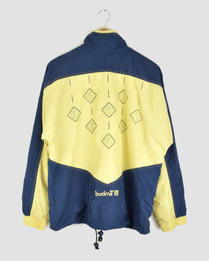 Budmil Blue-Yellow Vintage Hoodie