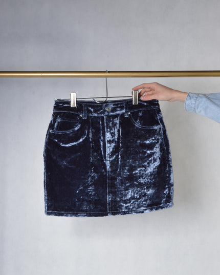 Vintage Mini Skirt - Velvet