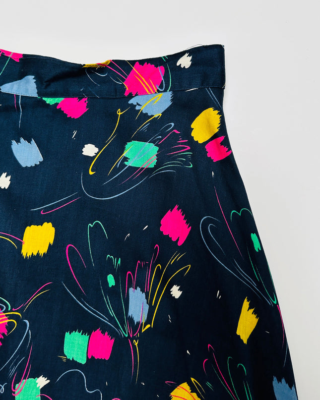 Vintage Skirt - Paint Splash | Handle: vintage-skirt-painted