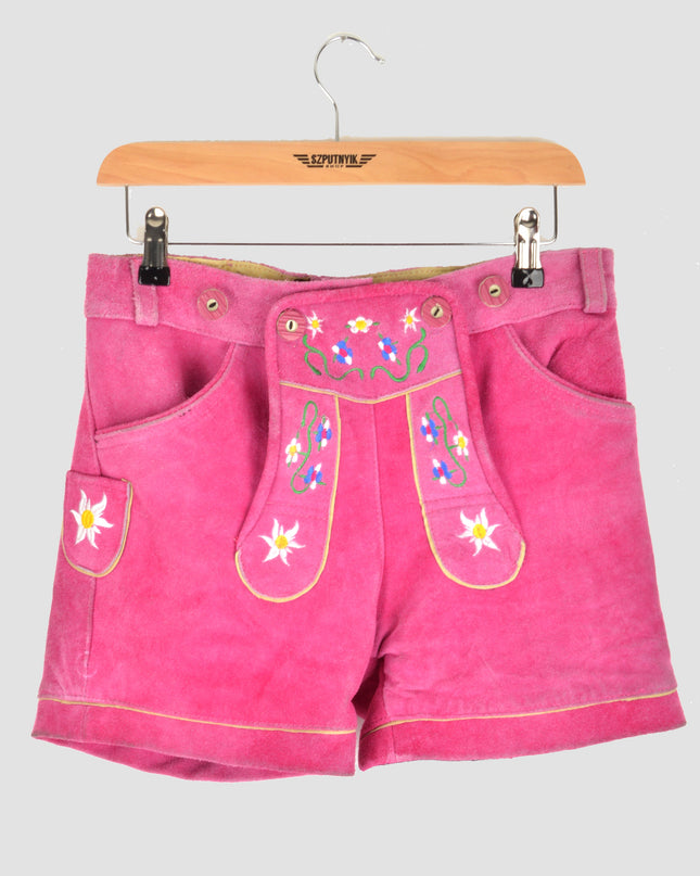 Vintage Leather Pants - Pink Loungewear