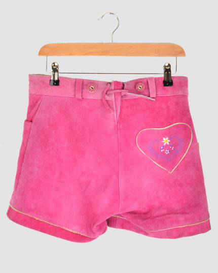 Vintage Leather Pants - Pink Loungewear