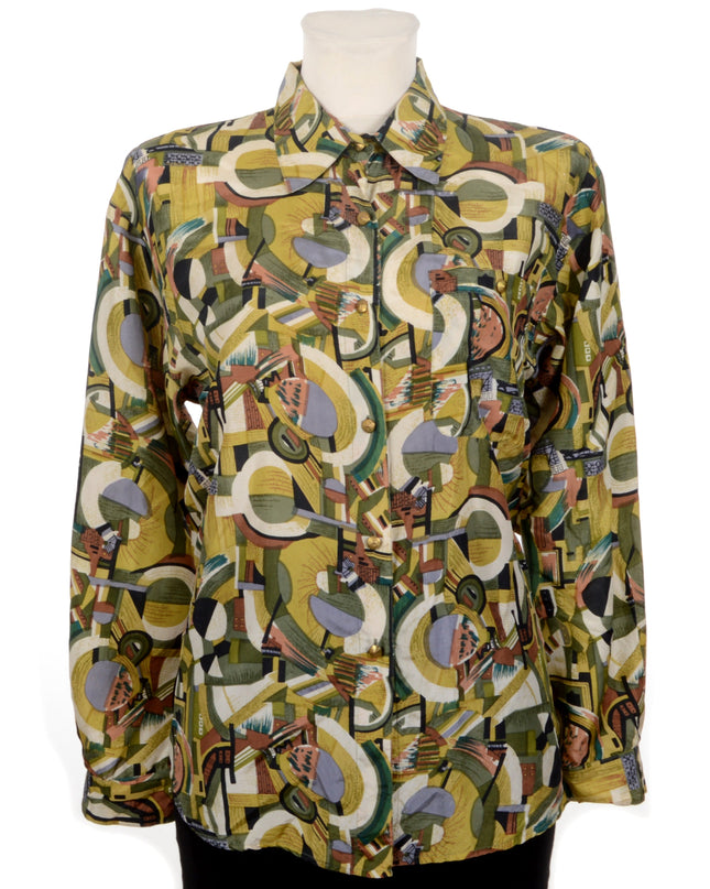 Vintage Greenery Blouse