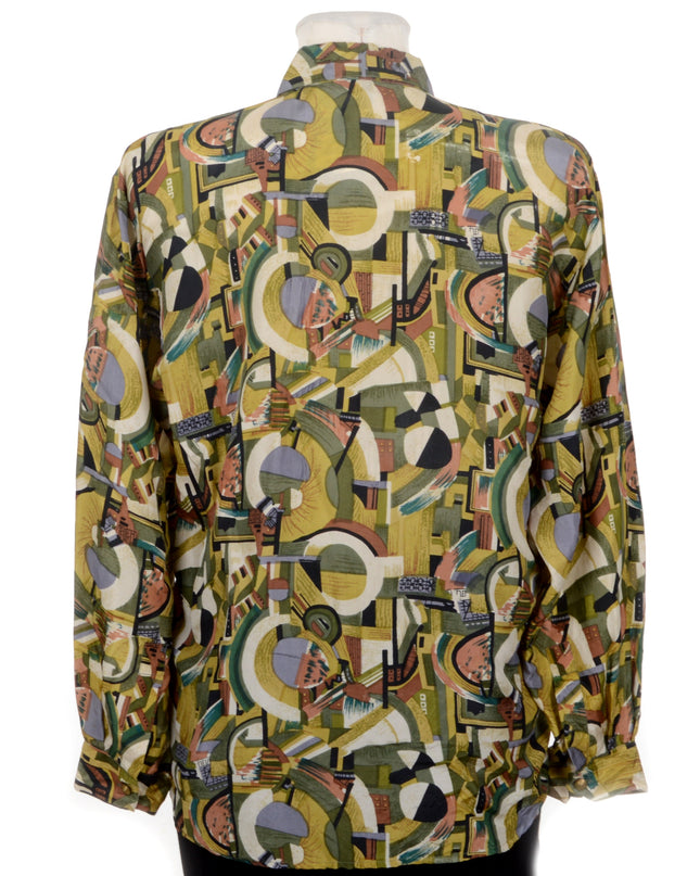 Vintage Greenery Blouse