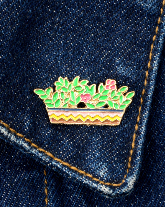 Flower Basket Badge
