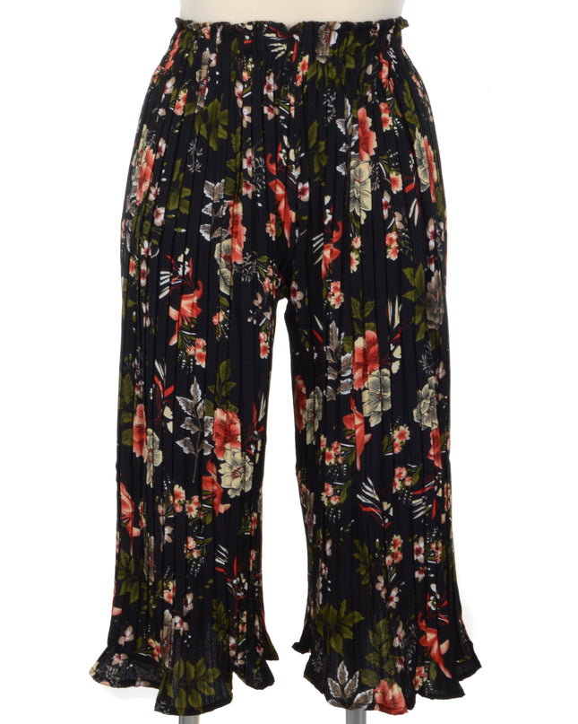 Creased Pants - Floral | Loungewear