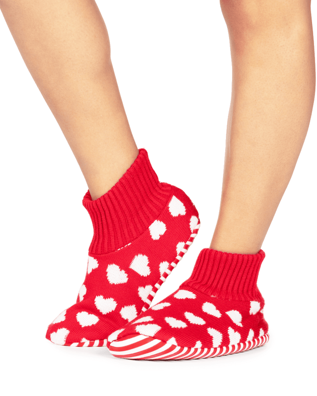 Beating Hearts Slipper Socks