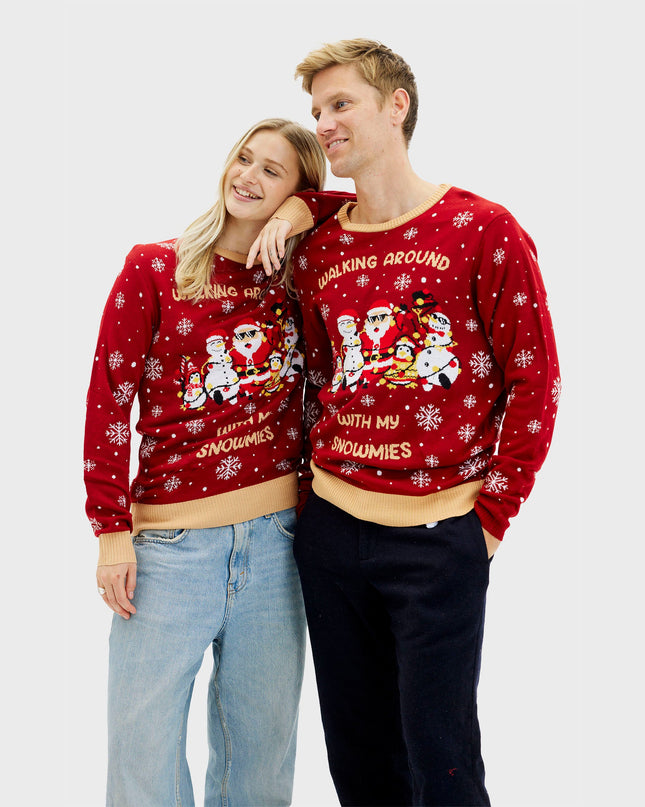 Women's Walking Around With My Snowmies Sweater