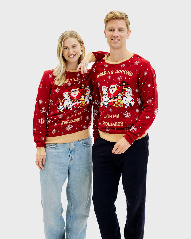Men's Walking Around With My Snowmies Sweater