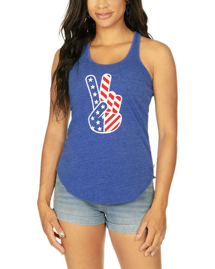 Women's Patriotic Peace Tank Top