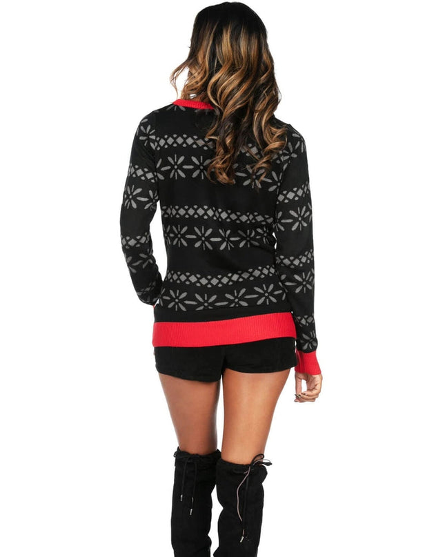 Women's Selfie Santa Ugly Christmas Sweater